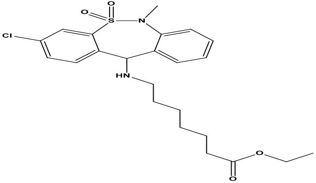 Tianeptine EP Impurity B \ Tianeptine Ethyl Ester